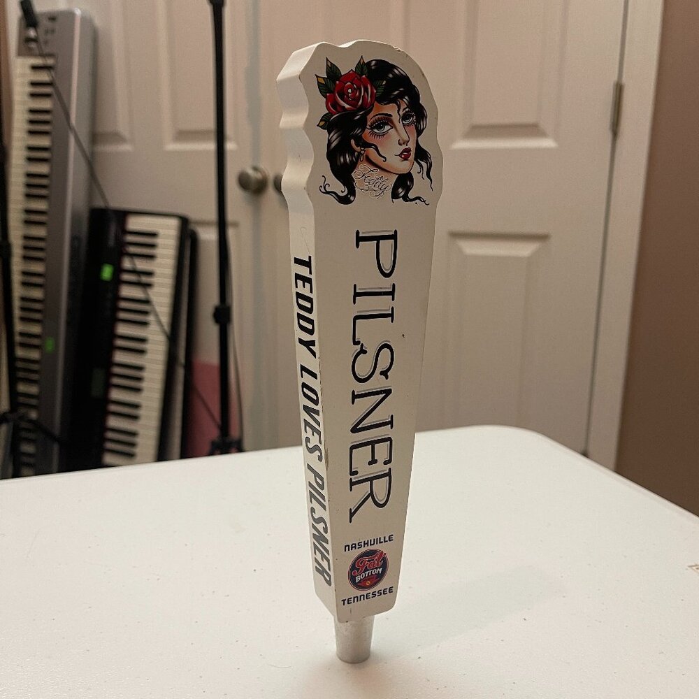Fat Bottom Teddy Loves Pilsner Tap Handle Nashville TN